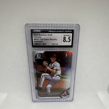 2022 Bowman Draft Chrome Owen Murphy BDC-145 Refractor Rookie CGC 8.5 Braves