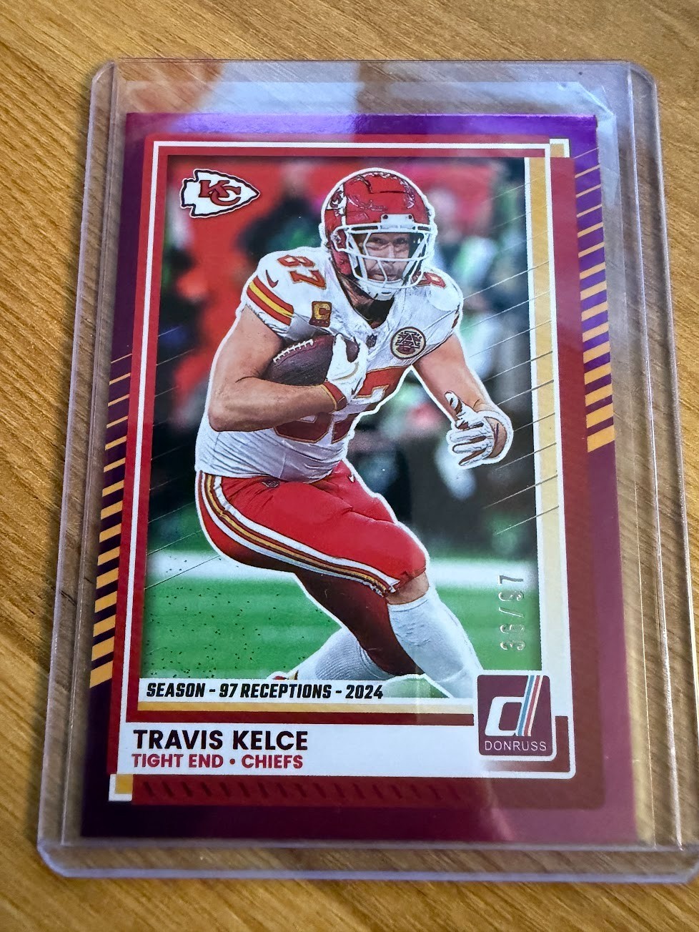 2025 Panini Donruss - Travis Kelce #191 Season Stat Line /97