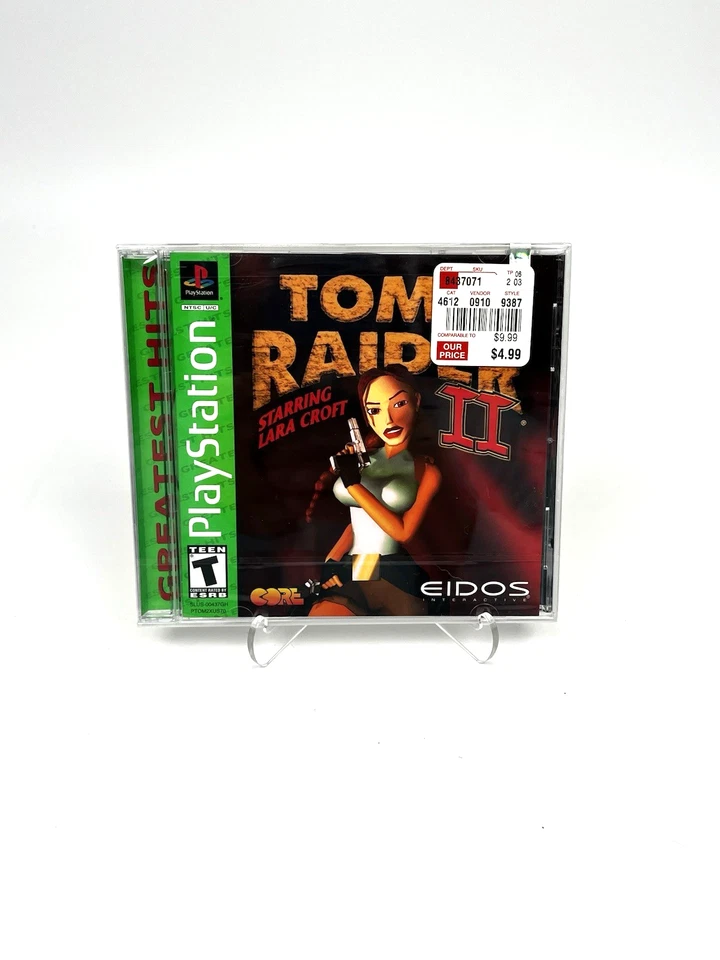 Tomb Raider II - Sony PlayStation 1 PS1 - Greatest Hits - Sealed NEW - Image 2 of 4