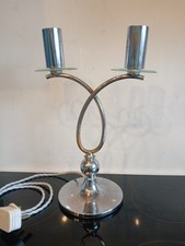 A lovely art deco chrome lamp by GEC.