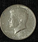 Good Deal!🔥1964 Kennedy Half Dollar 90% Silver-Sharp Details-AU/UNC