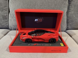 BBR Ferrari LaFerrari 1:18 Modena Giallo/Nero Lucido - Modellino In Metallo Limited 120 Pz