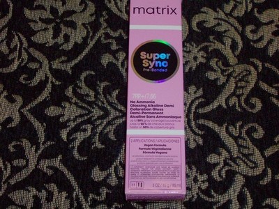 Matrix Super Sync Pre-Bonded Demi-Permanent Hair Color-Vegan Formula- 3 Oz. 7RR+