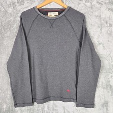 Tommy Bahama Long Sleeve Waffle Knit Thermal Crewneck Pullover Raglan Mens M