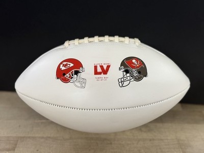 Kansas City Chiefs vs Tampa Bay Buccaneers Super Bowl LV Logo Football