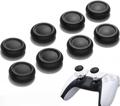 8 Pack Thumb Grips Cap Replacement Compatible with PS5/PS4 Controller Edge
