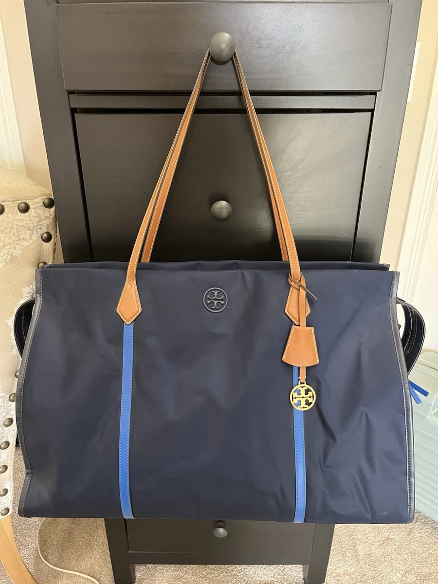 Tory Burch Nylon Exterior Blue Bags & Handbags for Women for sale