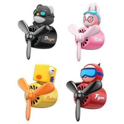 Cartoon Animals Air Vent Freshener Aromatherapy Vent Easy Installation Decor