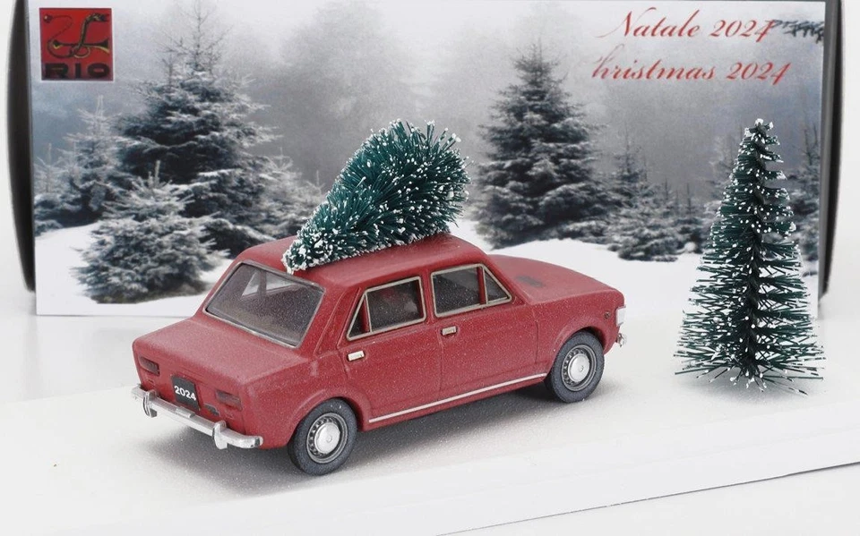 1/43 RIO FIAT 128 1-SERIES 1969 - CHRISTMAS EDITION 2024 - Immagine 2 di 3