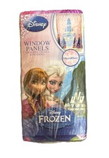 Disney Frozen 2 Window Panels w/ Ties Microfiber 82" x 63" Curtain