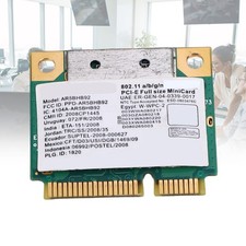 AR5BXB92 AR9280 2.4GHz 5GHz Dual Band PCIE WiFi Card PCI Express Laptop Net AACV