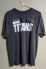 Nike The Tee Tennessee Titans Men's Gray  Short Sleeve Shirt!! Size Large!!