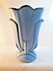Vintage Bauer Vase Blue 8" Read Description