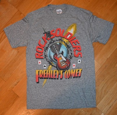 *1987 FREHLEY'S COMET* vtg Rare 80's Concert tour band tee shirt (S/M) ACE KISS