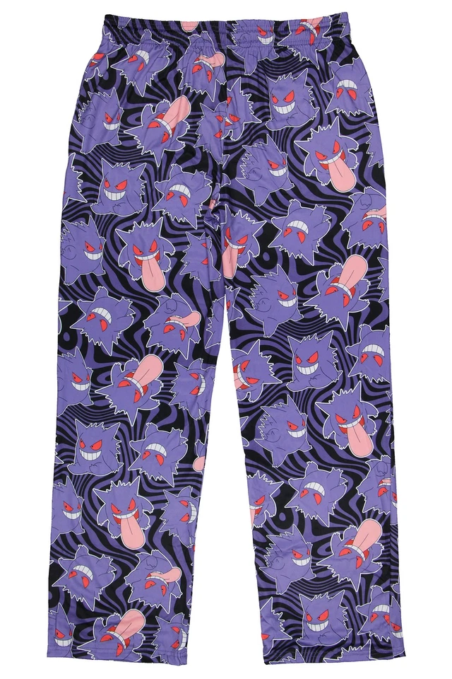 Pokemon Men's AOP Gengar Swirl Sleep Lounge Adjustable Waist Pajama Pants - Image 4 of 4