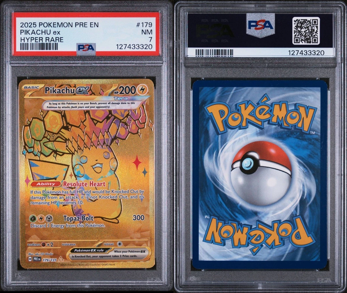 Pikachu Pokémon TCG Professional Sports Authenticator (PSA) Grade