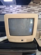 Vintage Panasonic Color Swivel Base CT-9R10T Retro TV Gaming WITH REMOTE!!!