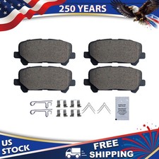 Rear Ceramic Brake Pads with Hardware for Odyssey Acura MDX ZDX Honda Pilot
