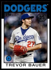 2021 Topps Update 1986 Baseball 35th Anniversary Trevor Bauer Los Angeles