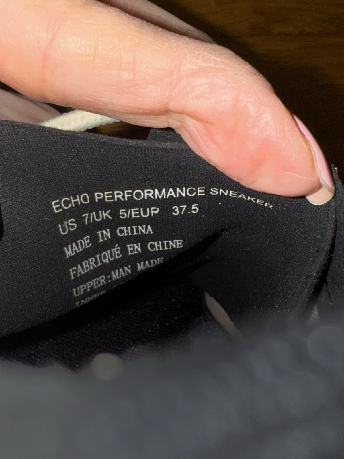 Fabletics Echo black brown Performance Sneaker 7 … - image 6