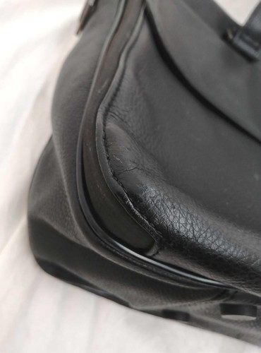 Bolso de mano Dunhill de cuero negro - Imagen 7 de 10