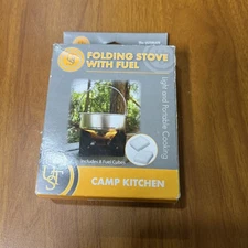 UST Folding Pocket Stove For Outdoor Camping And Survival Portable NIOB