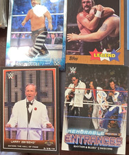 Topps WWE Wrestling Trading Card Lot of 13 Hall of Fame Lex Luger Zbyszko