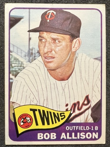 Bob Allison #180 1965 Topps card