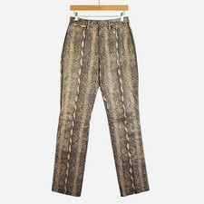 Harley-Davidson Vintage 90s Y2K Genuine Leather Snakeskin Pants   36/8W