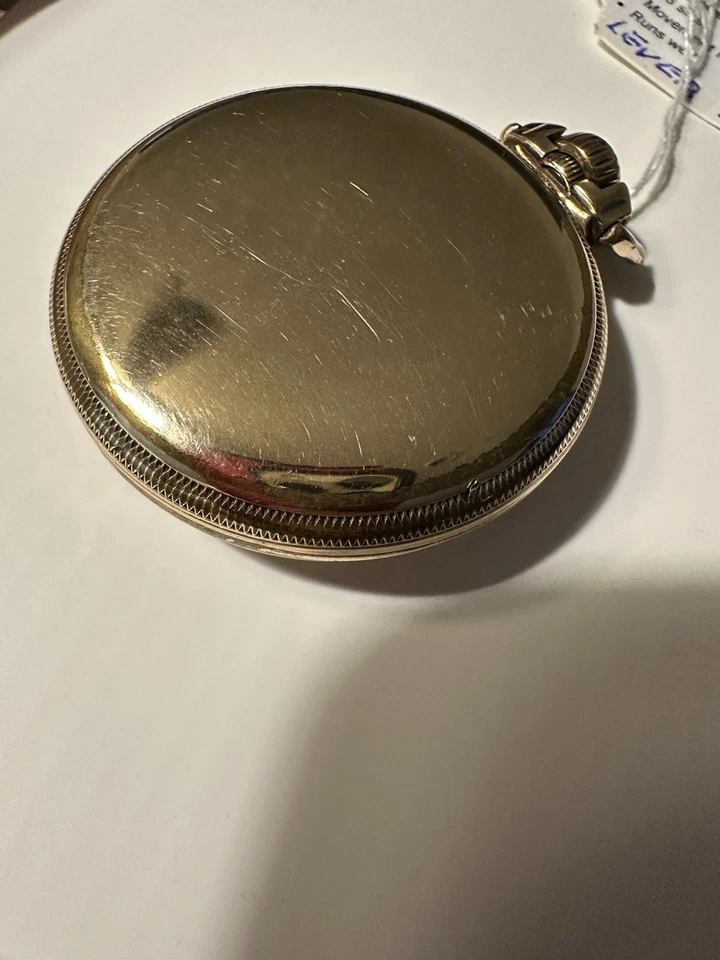 1921 Illinois A. Lincoln 21j Pocket Watch, 10k Gold Filled. Runs - Image 2 of 4