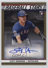 2020 Topps Update Baseball Stars Gold 37/50 Scott Heineman #BSA-SH Auto rs2