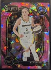 2025 Select WNBA Paige Bueckers Dallas Wings Courtside Pink Ice Prizm RC #206