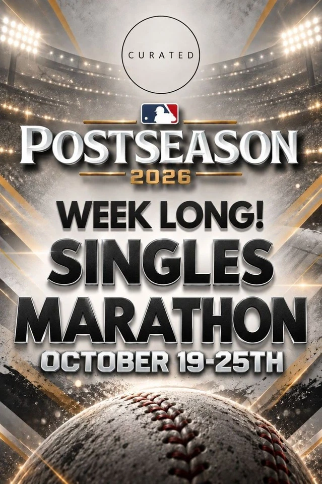 7-Day MLB Postseason Marathon - Over 4,000 Singles - FREE SHIPPING!