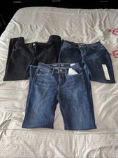 Lot of 3 Denim Jeans Old Navy Cat Jack Kids Size 10