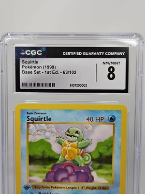 Squirtle 063/102 Base Set (Shadowless) Regular for sale online | eBay