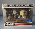 New Funko Pop #224 Star Wars Luke & Leia Trash Compactor Escape Set Rare