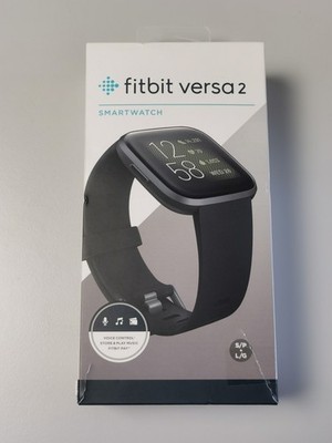 Fitbit Versa 2-schwarz schwarz 2GB Smartwatch Fitnesstracker ''wie neu''