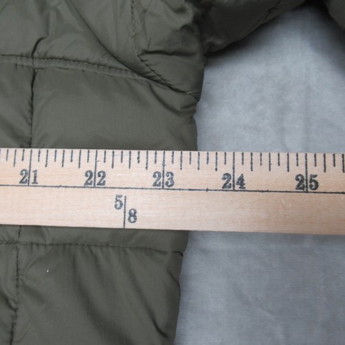 Columbia TurboDown Jacket Mens Large Green Omni Heat Puffer Insulated Full Zip - Picture 11 of 13