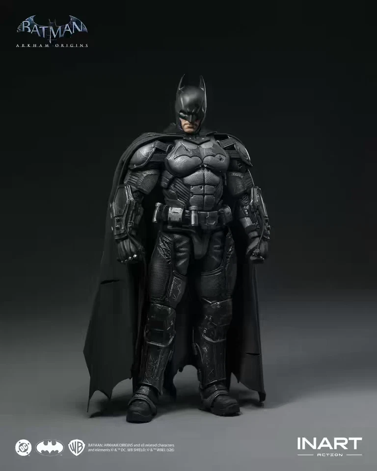 IN STOCK - InArt Arkham Origins Batman (BATTLE DAMAGED VER.) 1/12 Action Figure - Image 3 of 4