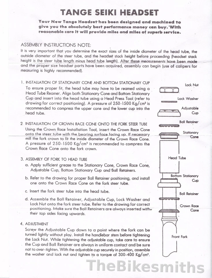 Auriculares de bicicleta roscados Tange Seiki Passage 30,0/27,0 mm plateados satinados Tange Seiki Passage de 1"  Foto 2 de 2