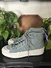 Size 9.5 - adidas Nizza Bonega X Silver Green Light Purple W
