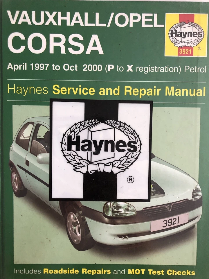 Vauxhall Opel Corsa Haynes Owners Workshop Service Repair Manual Petrol 97-2000 - Image 2 of 4