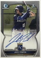 Jack Pineda 1st Prospect Autograph Auto 2023 Bowman Chrome #CPA-JPI KC Royals