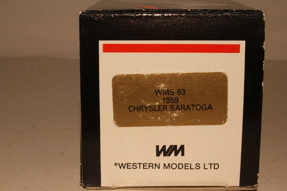 Western Models #WMS 63, 1959 Chrysler Saratoga Hardtop - Image 3 of 4