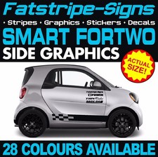 da montare SMART CAR FORTWO GRAFICA ADESIVI STRISCE DECALCOMANIE COUPE CONVERTIBILE