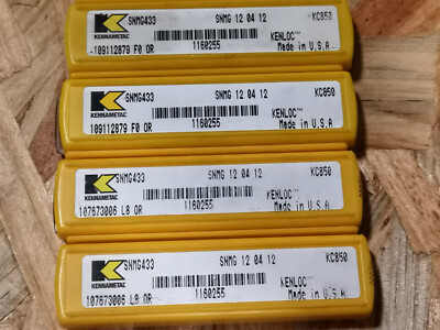 Kennametal Carbide Indexable Inserts SNMG433 SNMG 12 04 12 KC850 QTY 19 K36