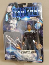 Star Trek First Contact Lt. Commander Geordi LaForge 6” Action Figure Toy 