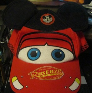 lightning mcqueen hat with mickey ears