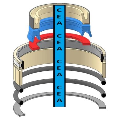 878000492 BH Bucket Cylinder Seal Kit Fit Komatsu WB91R WB93R WB97R WB140 WB150