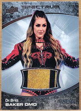 2021 UPPER DECK AEW SPECTRUM DR. BRITT BAKER DMD STEELERS MULTI COLORED RELIC